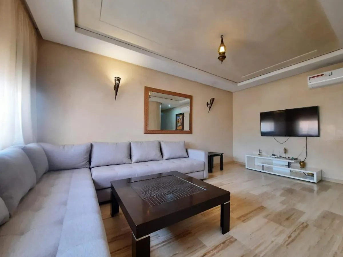 Superbe Appart Marrakech 2 Chambres Avec Piscine, En Plein Centre A 3Min De Guelliz, De La Gare Марракеш Марокко