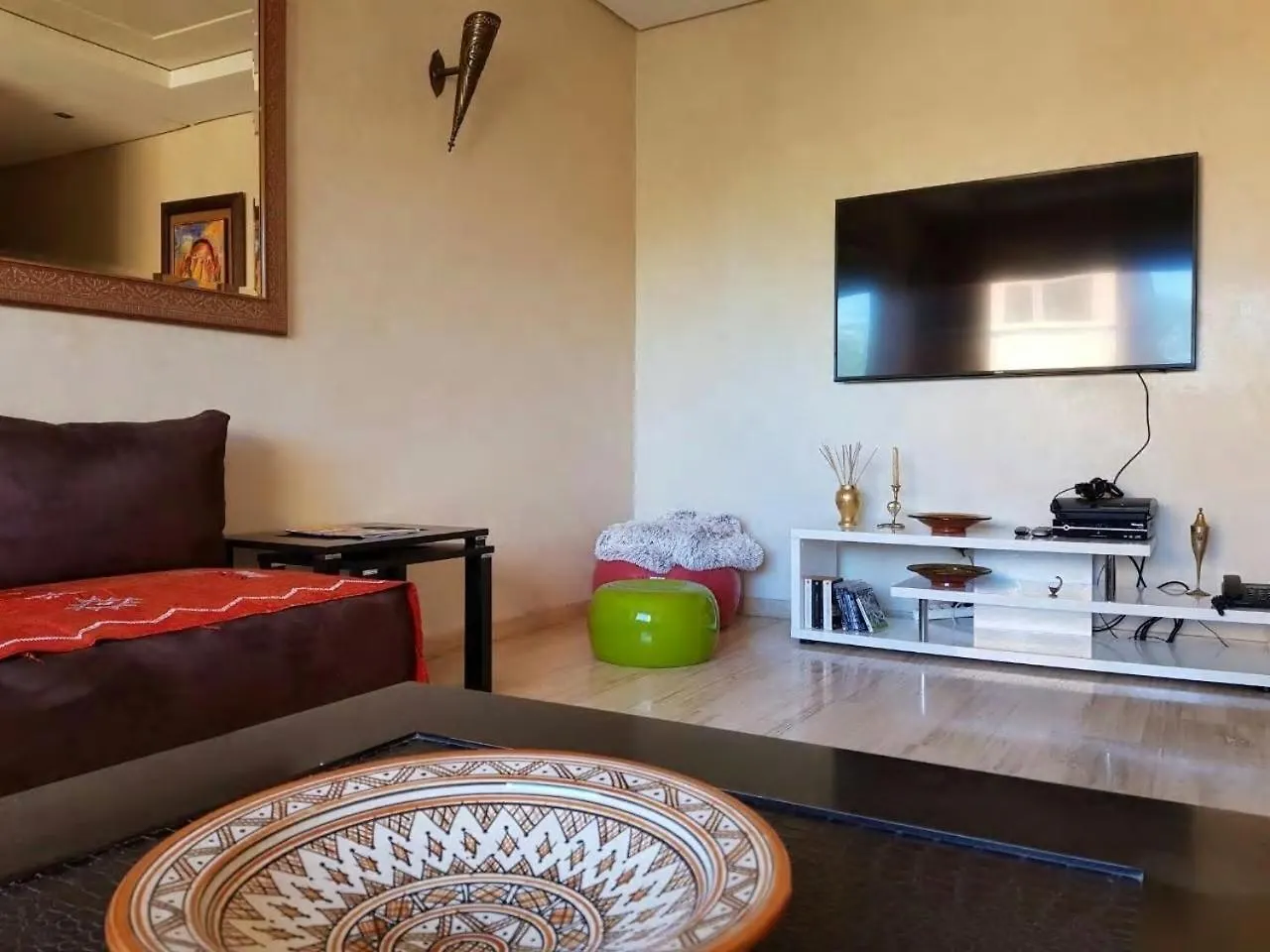 Апартаменты Superbe Appart Marrakech 2 Chambres Avec Piscine, En Plein Centre A 3Min De Guelliz, De La Gare Марракеш