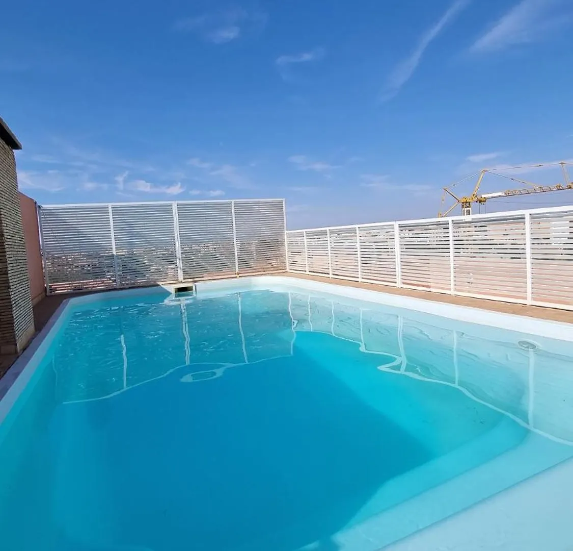 Superbe Appart Marrakech 2 Chambres Avec Piscine, En Plein Centre A 3Min De Guelliz, De La Gare Marrakesh 0*,  Maroc